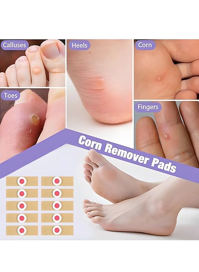 36 Pcs Corn Remover Pads, One-Step Foot Corn Callus Remover Patches for Toes Heels Fingers, Soften Cuticles & Relieve Pain - Image 5